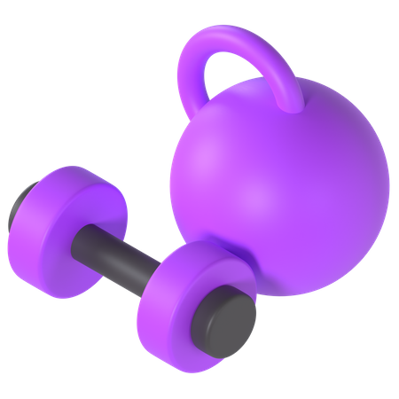 Gym Equipment  3D Illustration