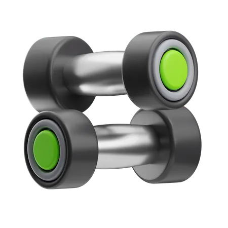 Gym Equipment Dumbells  3D Icon