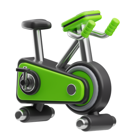 Gym Equipment Stationary Bike  3D Icon