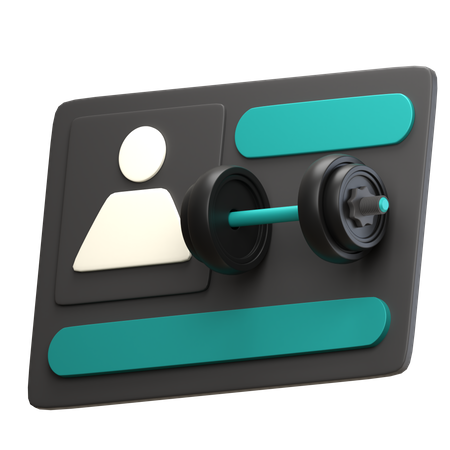 Gym Membership  3D Icon