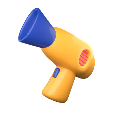 Hair Dryer  3D Icon