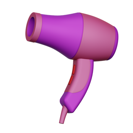 Hair Dryer  3D Icon