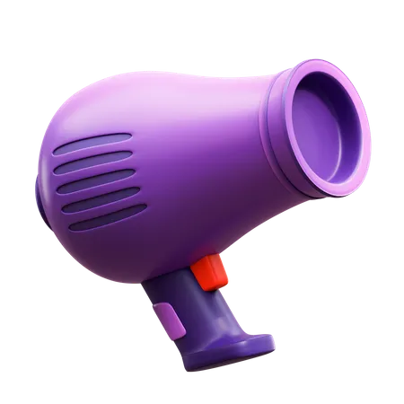 Hair Dryer  3D Illustration