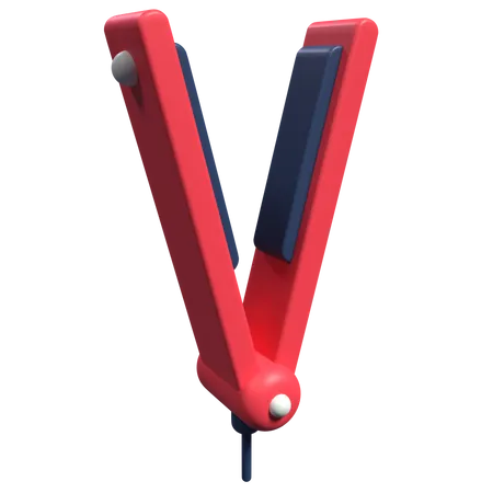 Hair Straightener  3D Icon