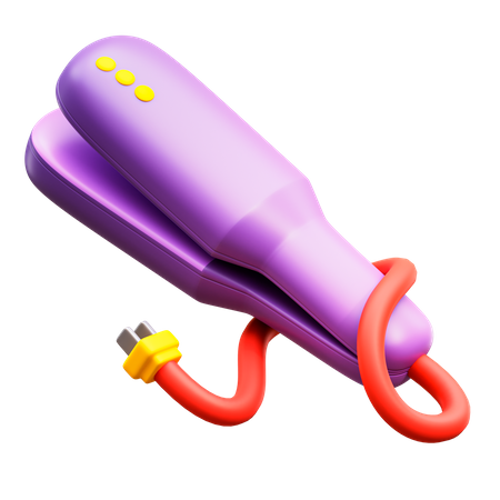 Hair Straightener  3D Illustration