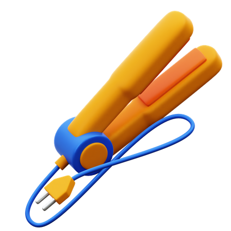 Hair Straightener  3D Illustration