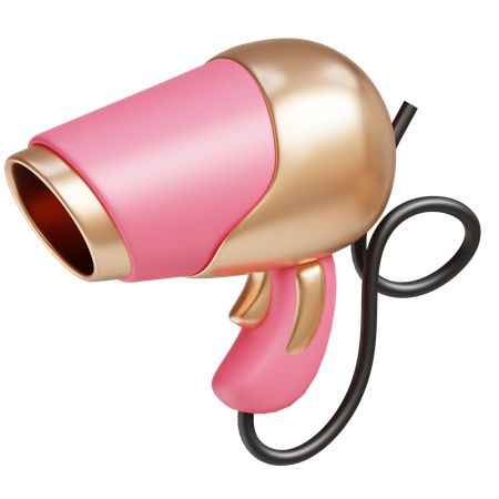 Hairdryer  3D Icon