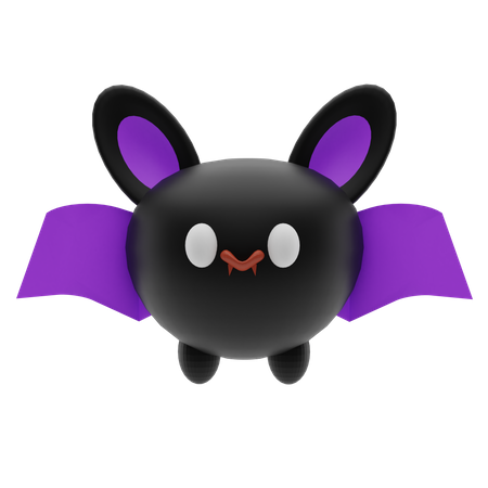 Halloween Bat  3D Illustration