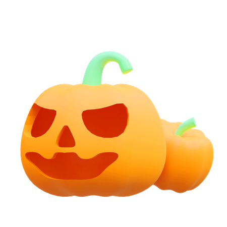 Halloween Pumpkin  3D Icon