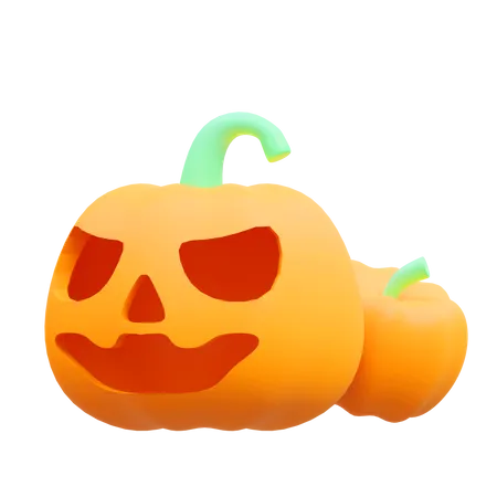 Halloween Pumpkin  3D Icon