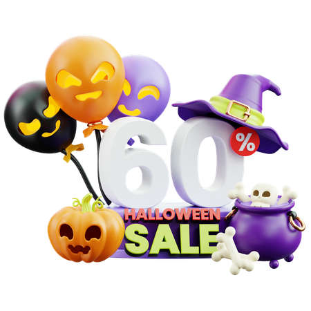 Halloween Sale  3D Icon