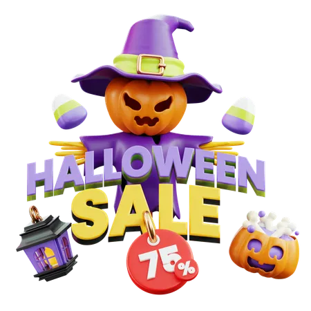 Halloween Sale  3D Icon