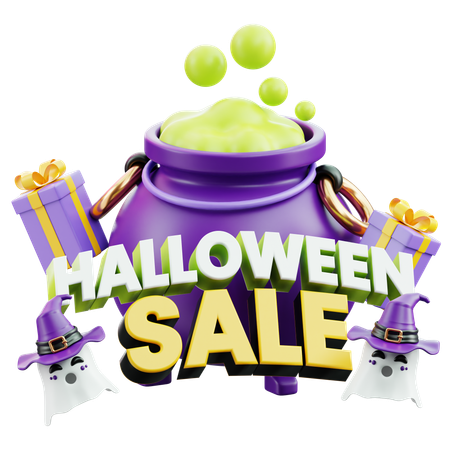 Halloween Sale  3D Icon