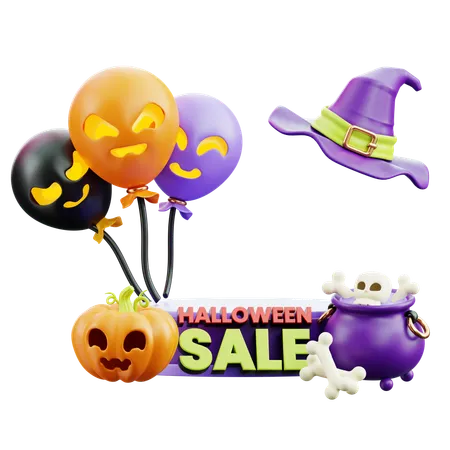 Halloween Sale  3D Icon