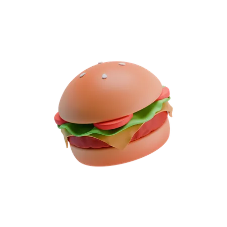 Hamburger  3D Icon