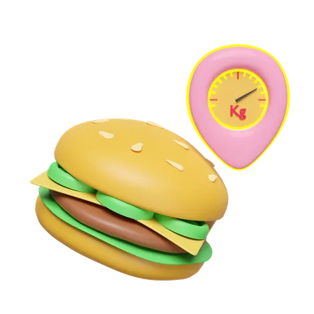 Hamburger  3D Icon