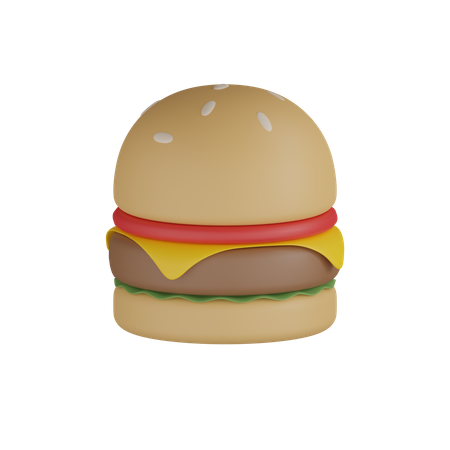 Hamburger  3D Icon