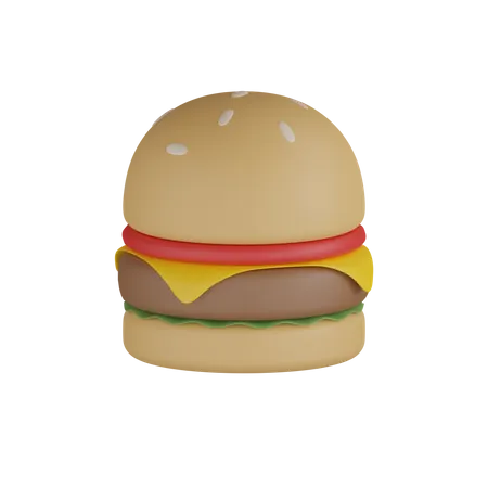 Hamburger  3D Icon