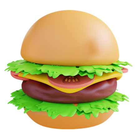 Hamburger  3D Icon