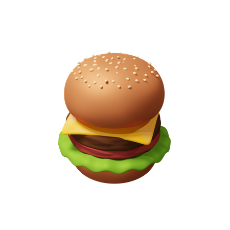 Hamburger  3D Icon