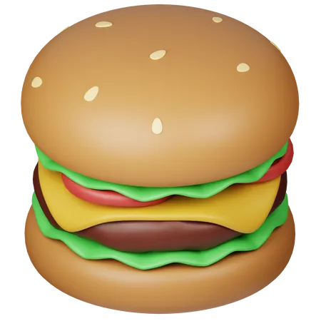 Hamburger  3D Icon