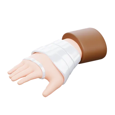 Hand Bandage  3D Icon