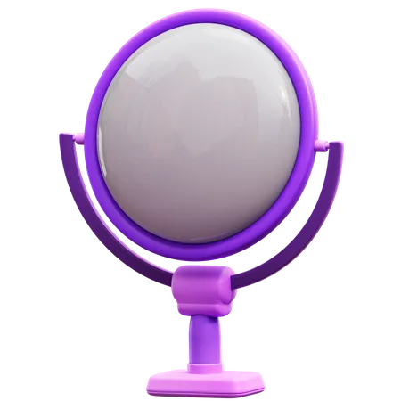 Hand Mirror  3D Illustration