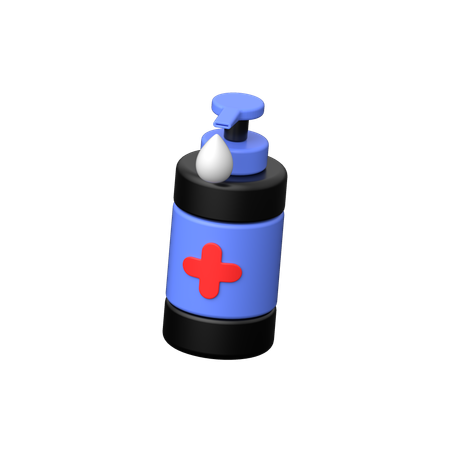 Hand Sanitizer  3D Icon