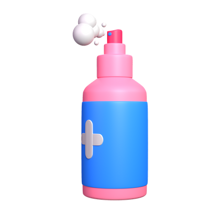 Hand Sanitizer  3D Icon