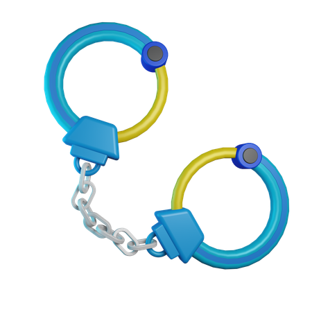 Handcuffs  3D Icon