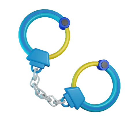 Handcuffs  3D Icon