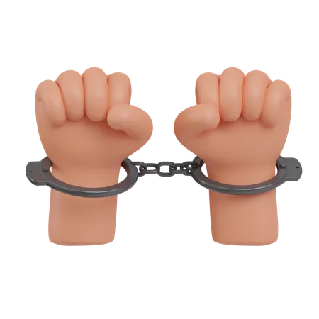 Handcuffs  3D Icon