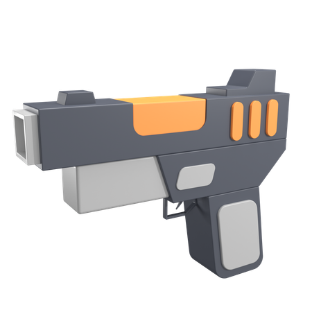 Handgun  3D Icon