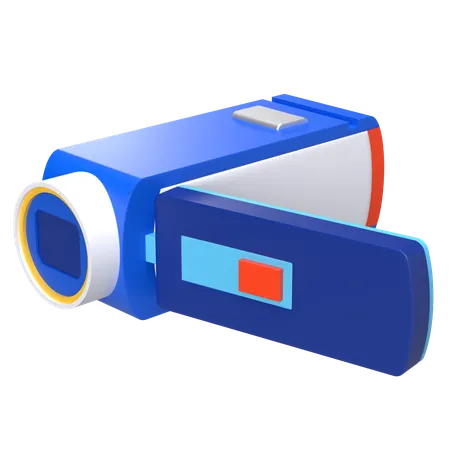 Tragbare Kamera  3D Icon