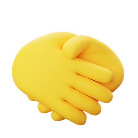 Handshake Gesture  3D Icon