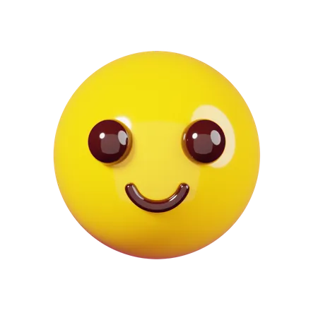 Happy Face Emoji  3D Emoji