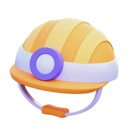 Hard Helmet  3D Icon