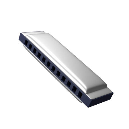 Harmonica  3D Icon