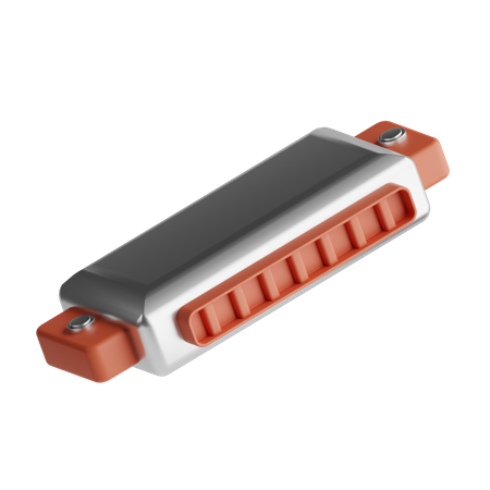 Harmonica  3D Icon