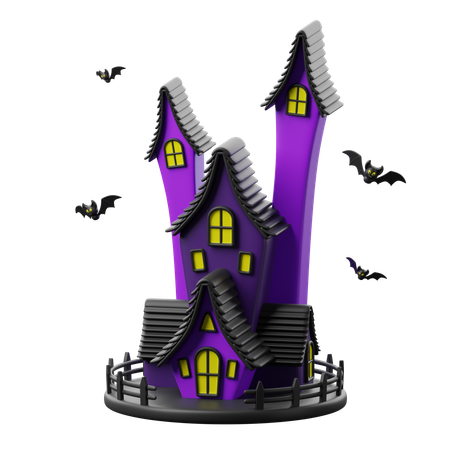 Haunted House  3D Icon