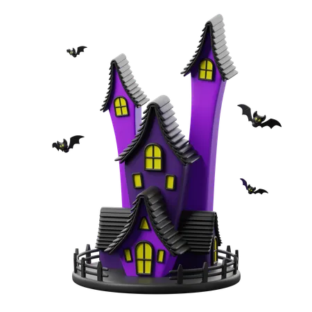 Haunted House  3D Icon