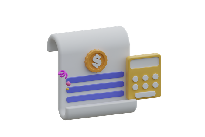 Budget  3D Icon