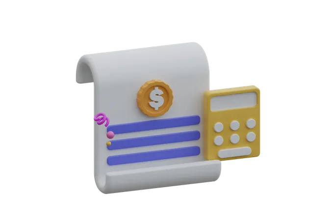 Budget  3D Icon