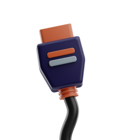 HDMI-Anschluss  3D Icon