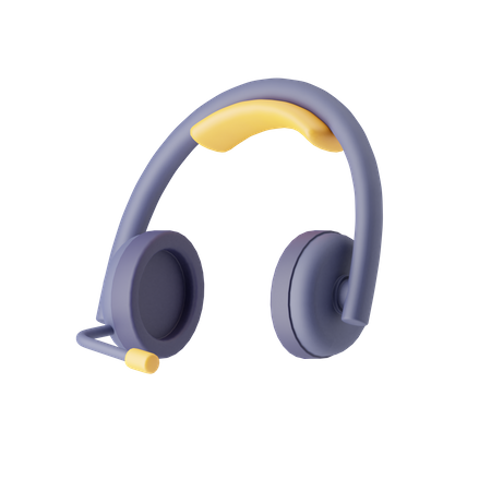 Headphone  3D Illustration