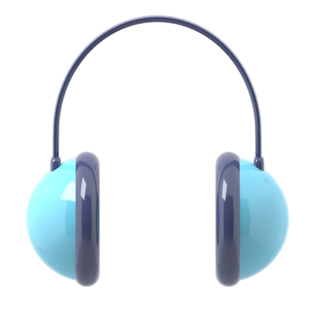 Headphones  3D Illustration