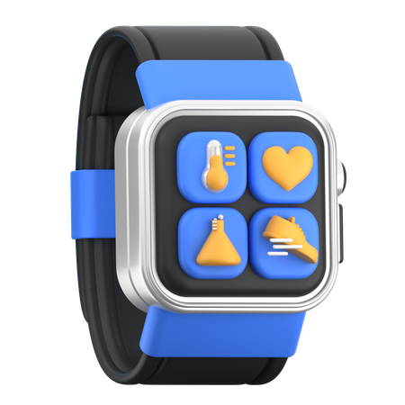 Health Tracking Device  3D Icon