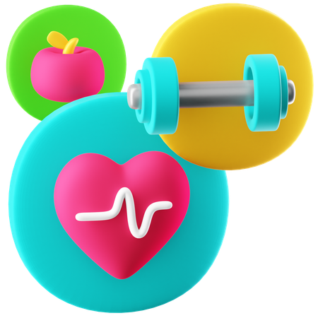 Healthy Lifestyle  3D Icon