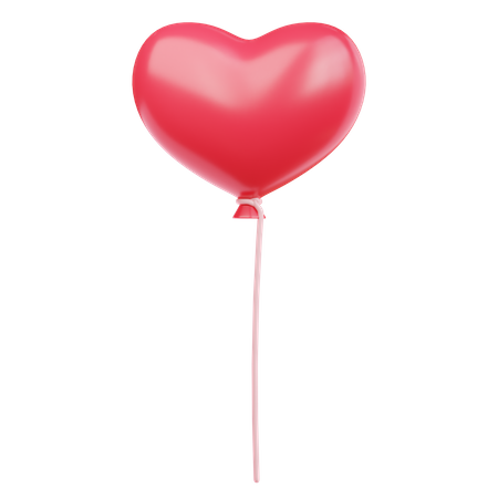 Heart Balloon  3D Icon