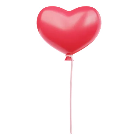 Heart Balloon  3D Icon